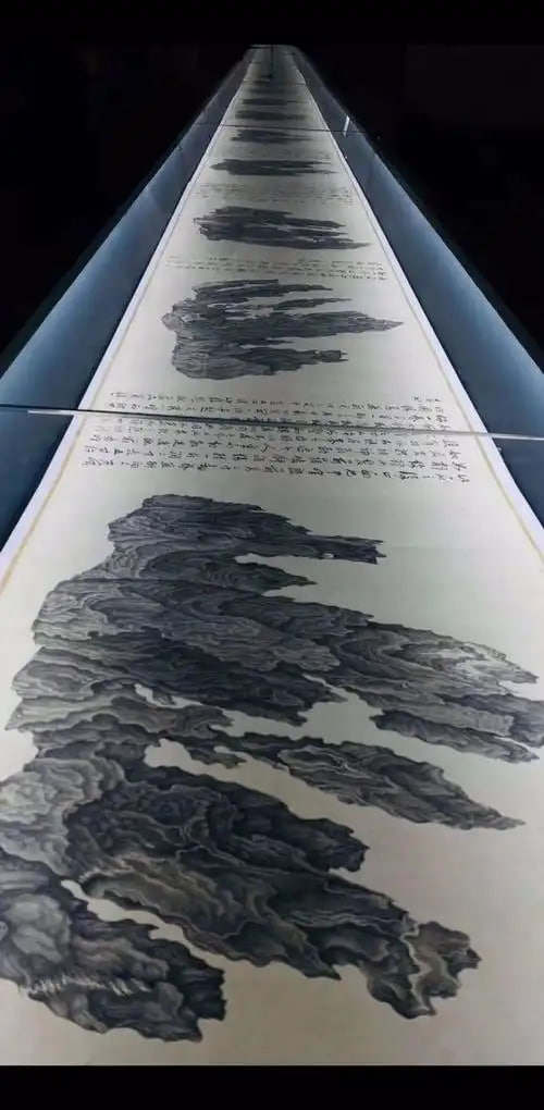 明代吴彬《十面灵璧图卷》