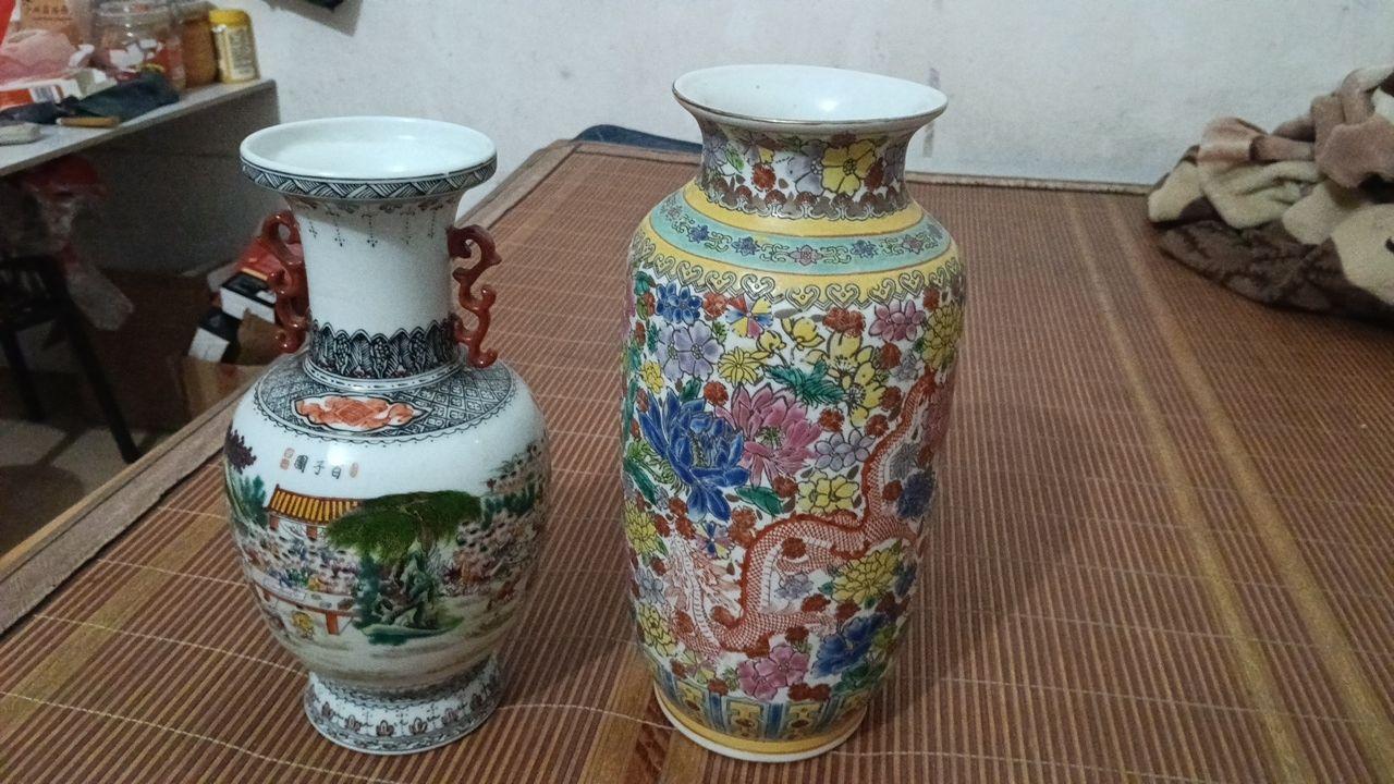 广彩花瓶