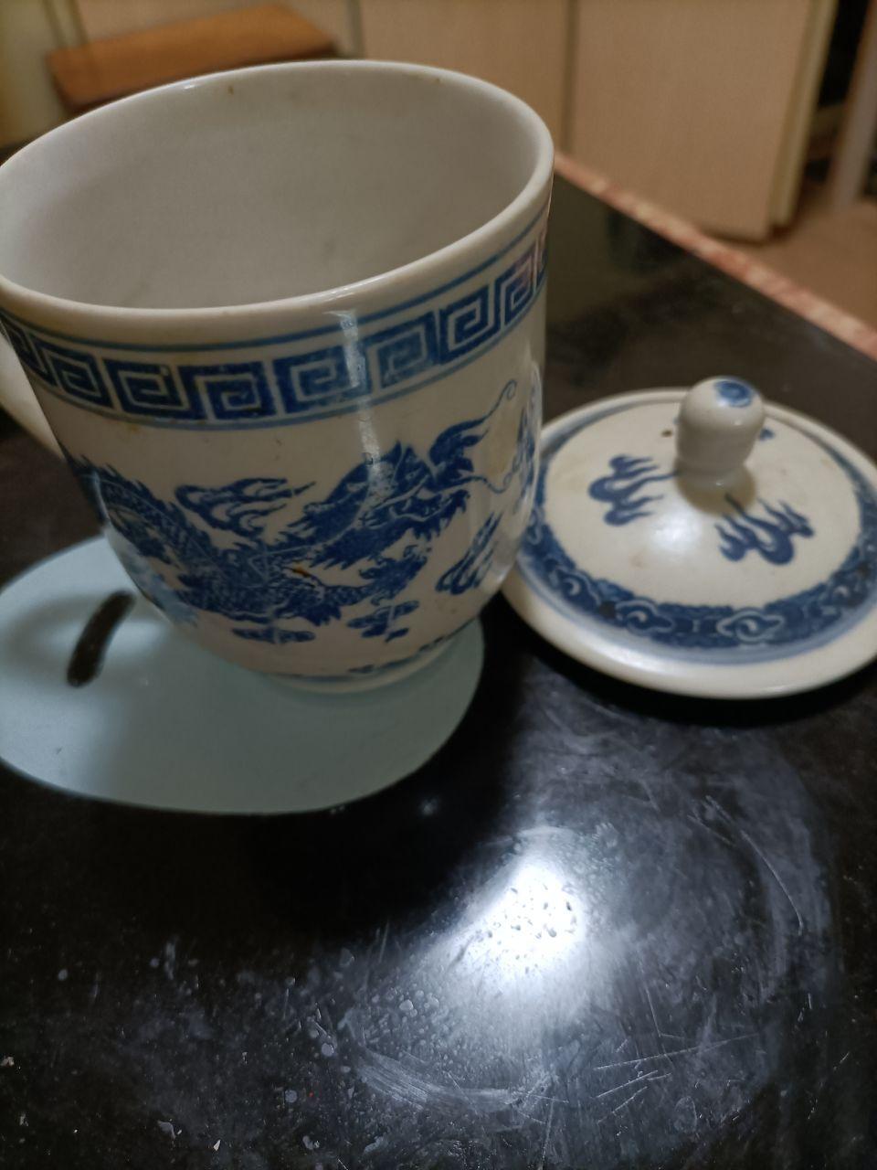 青花瓷茶杯