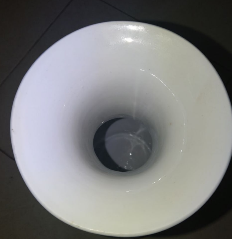 蓝地仙鹤花卉纹掐丝珐琅大瓶