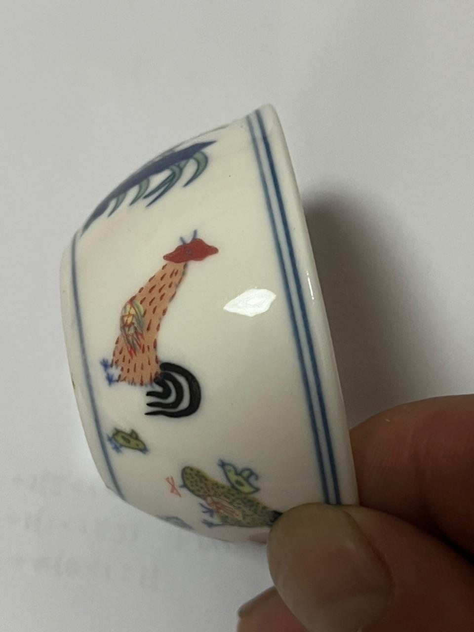 斗彩鸡缸杯