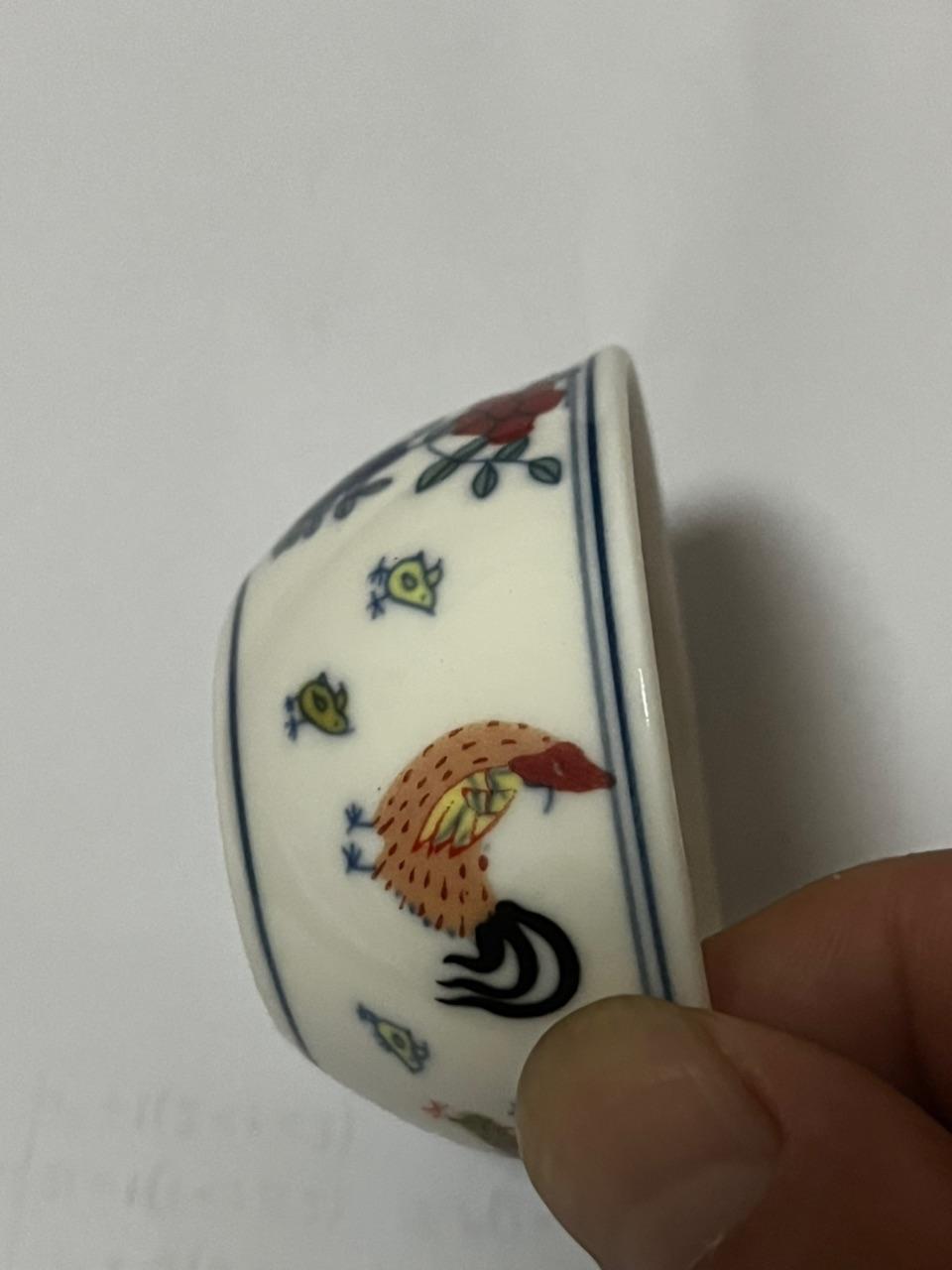 斗彩鸡缸杯