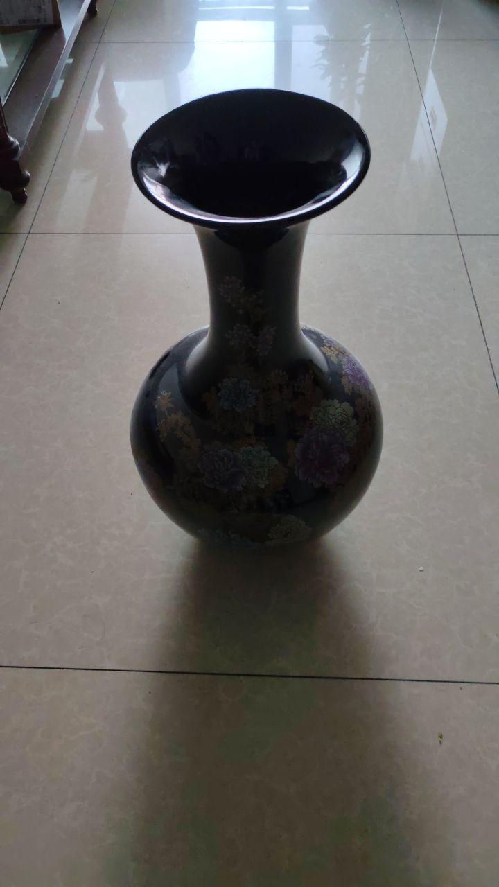 黑金古瓷花瓶