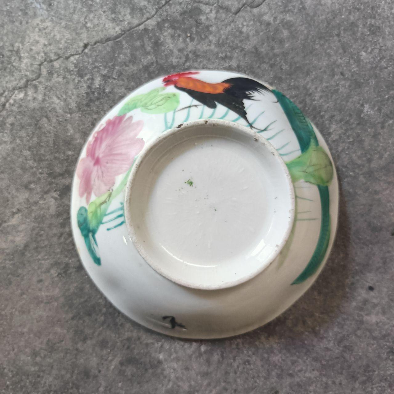 公鸡纹碗