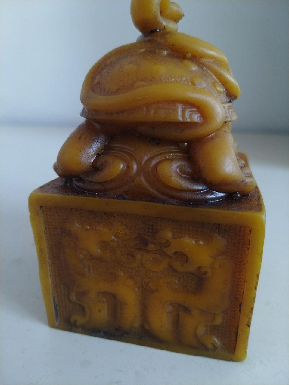 玄武古寿山石印章