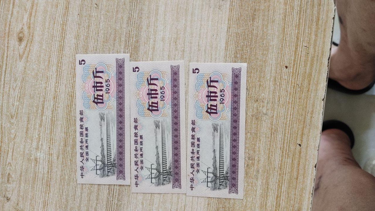 伍市斤粮票