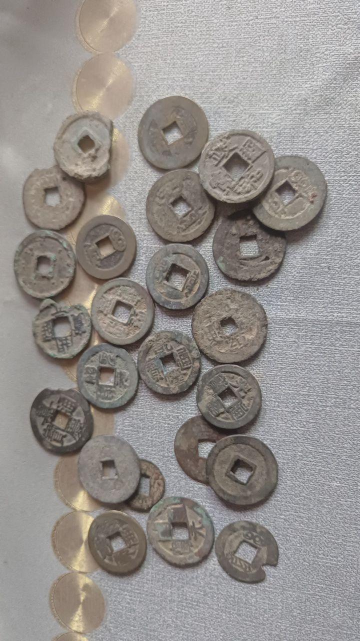 古代方孔圆钱