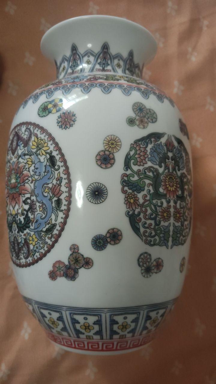 八仙纹观音对瓶